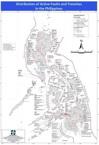 圖 3、菲律賓活動斷層分布圖（資料來源：PHIVOLCS）[5]