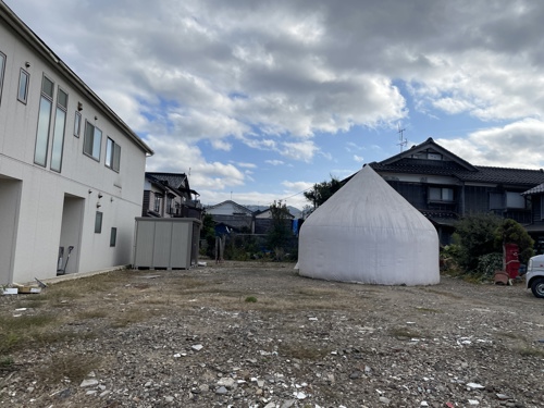 圖11、快速組裝之臨時避難空間(資料來源：災防科技中心，2024/11攝)