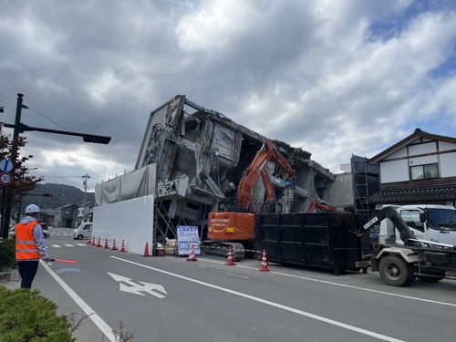 圖5、五島屋拆除情形(資料來源：災防科技中心，2024/11攝)